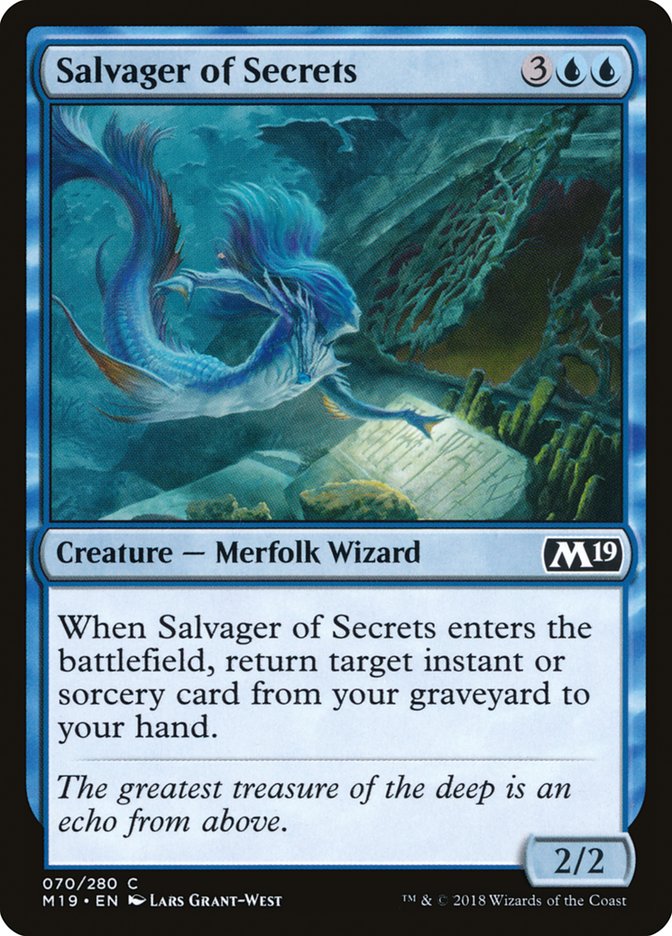 Salvager of Secrets [Core Set 2019] | Gamers Paradise