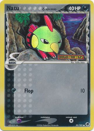 Natu (55/101) (Delta Species) (Stamped) [EX: Dragon Frontiers] | Gamers Paradise