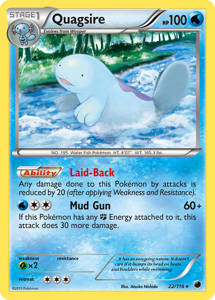 Quagsire (22/116) [Black & White: Plasma Freeze] | Gamers Paradise