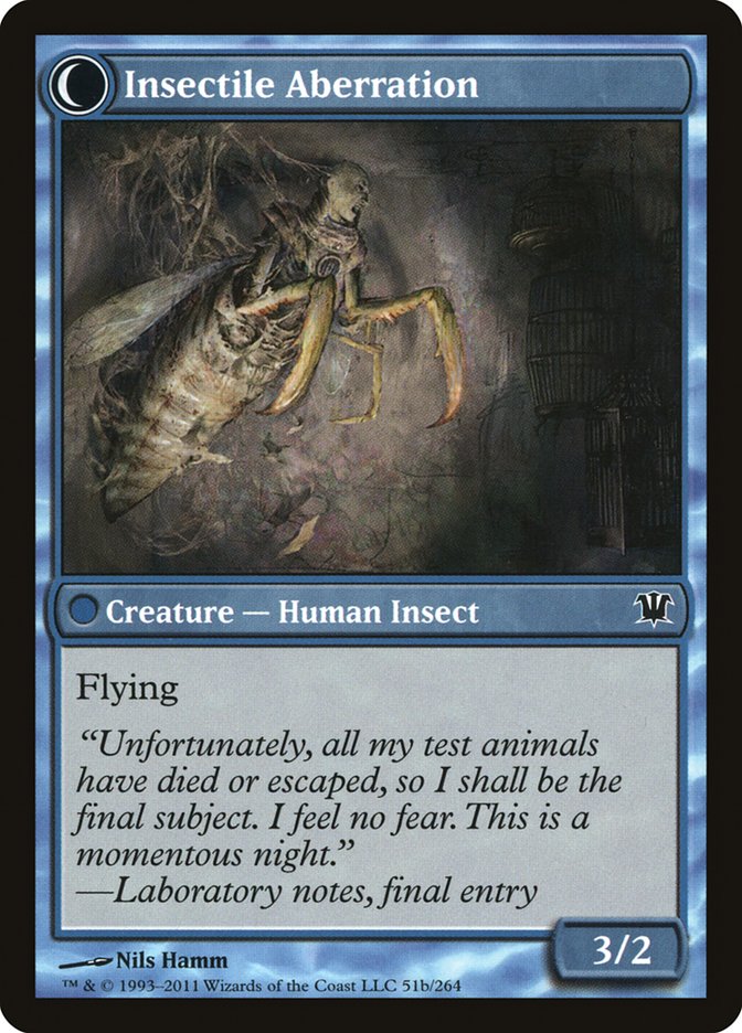 Delver of Secrets // Insectile Aberration [Innistrad] | Gamers Paradise