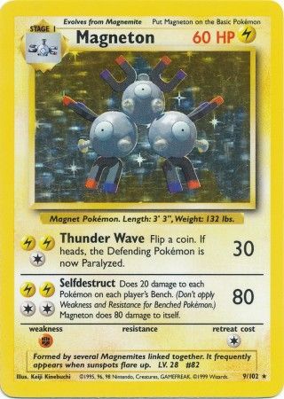 Magneton (9/102) [Base Set Unlimited] | Gamers Paradise