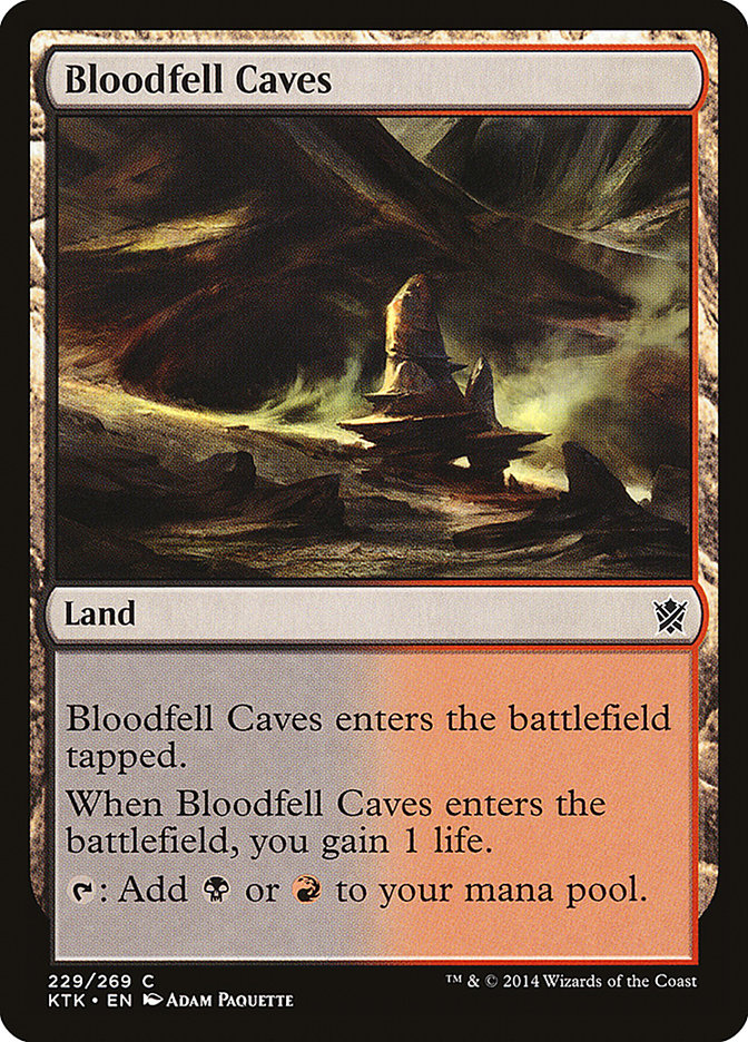 Bloodfell Caves [Khans of Tarkir] | Gamers Paradise