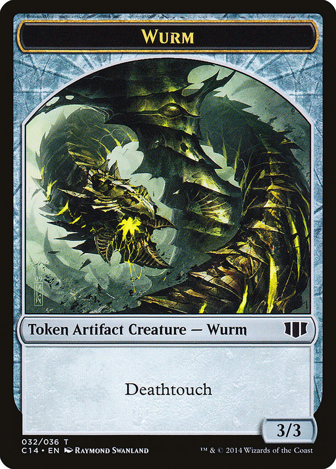 Wurm (032/036) // Goat Double-Sided Token [Commander 2014 Tokens] | Gamers Paradise