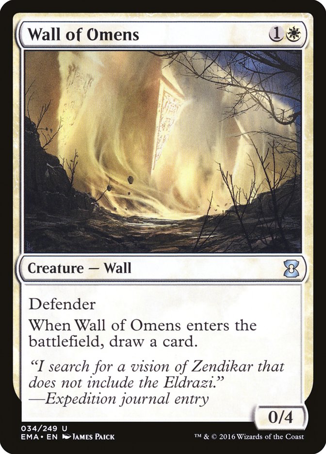 Wall of Omens [Eternal Masters] | Gamers Paradise