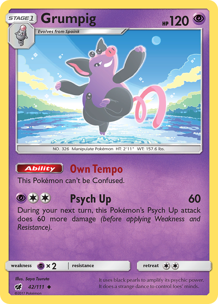 Grumpig (42/111) [Sun & Moon: Crimson Invasion] | Gamers Paradise