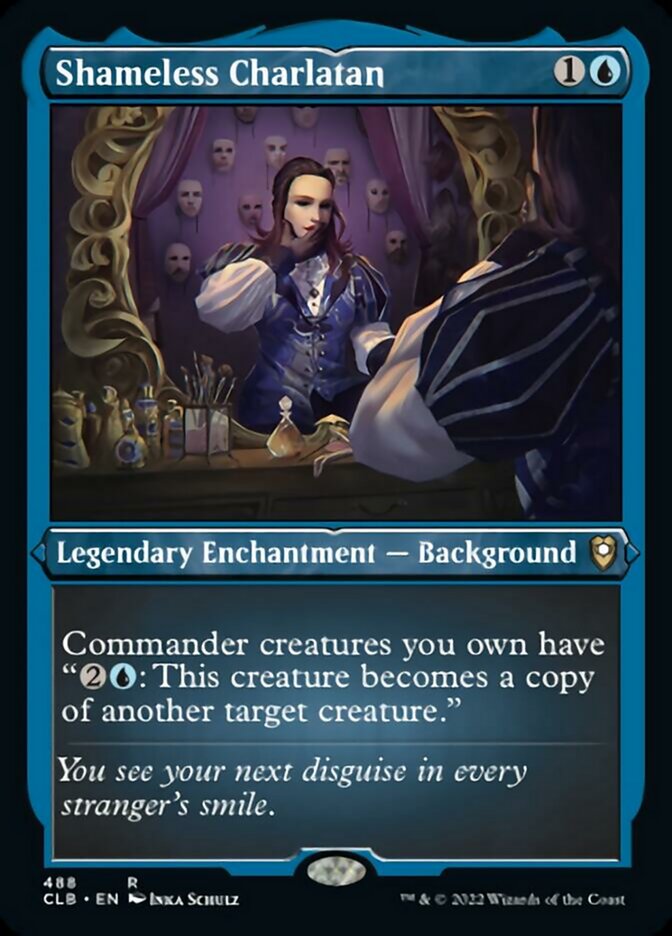 Shameless Charlatan (Foil Etched) [Commander Legends: Battle for Baldur's Gate] | Gamers Paradise