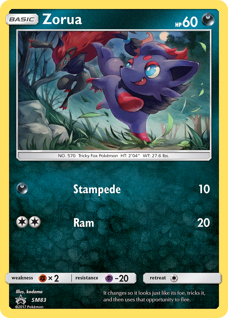 Zorua (SM83) [Sun & Moon: Black Star Promos] | Gamers Paradise