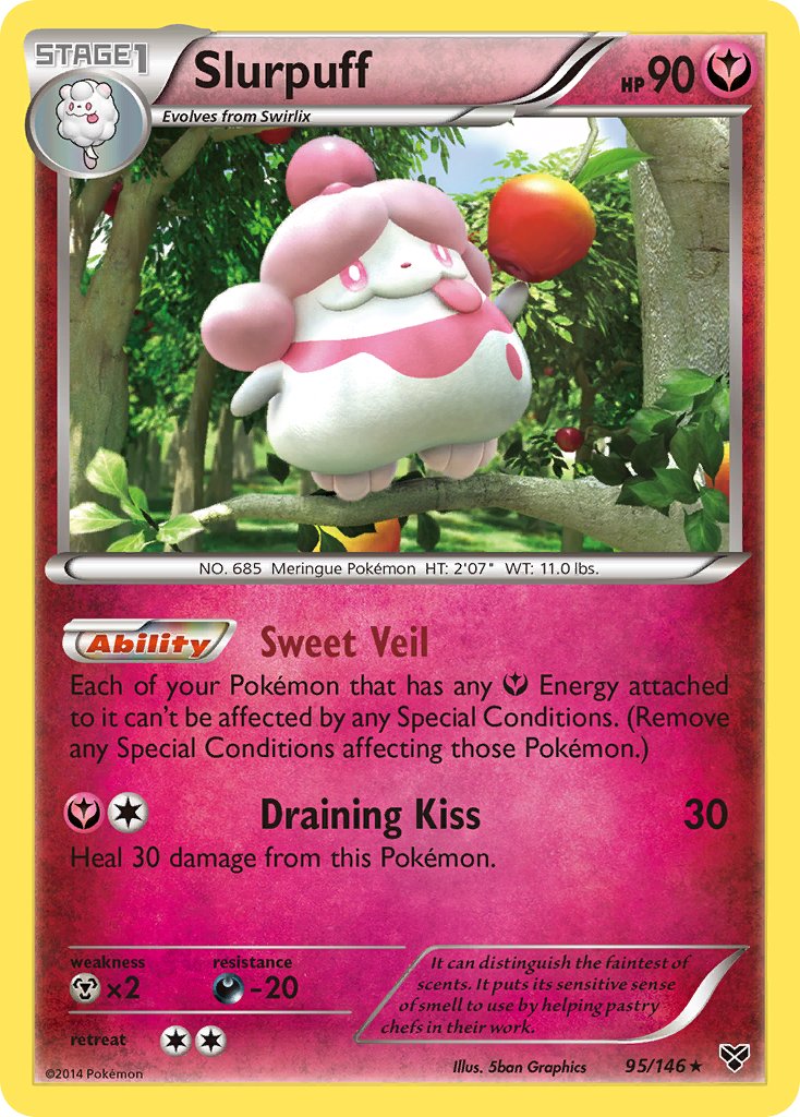 Slurpuff (95/146) (Theme Deck Exclusive) [XY: Base Set] | Gamers Paradise