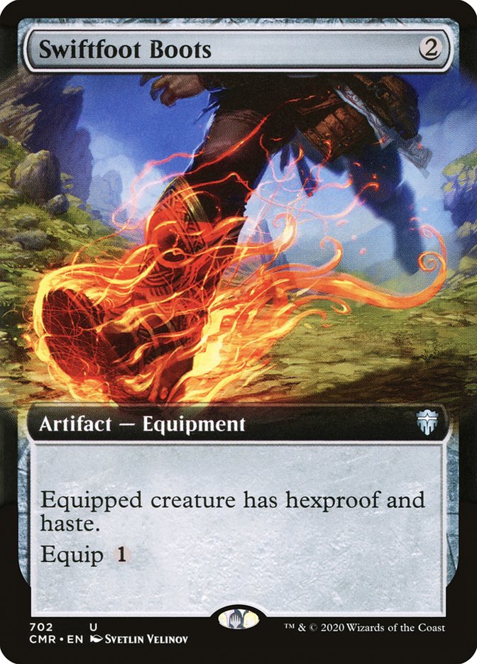 Swiftfoot Boots (Extended Art) [Commander Legends] | Gamers Paradise