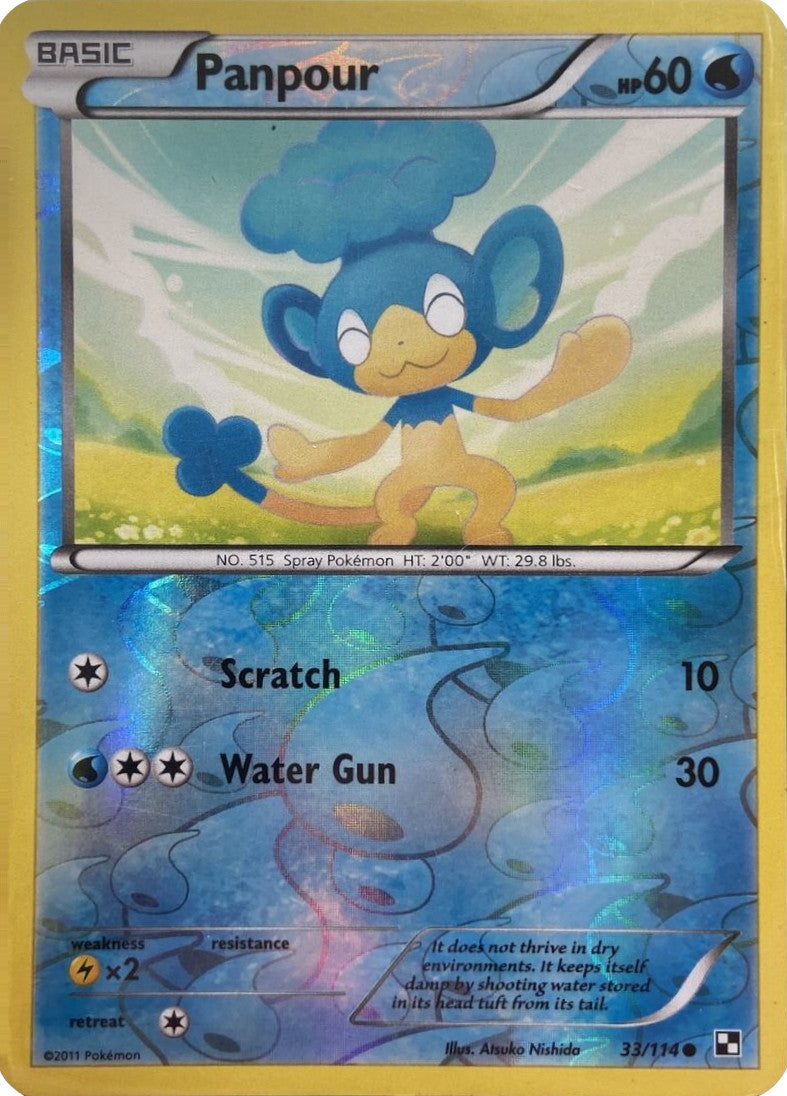 Panpour (33/114) (Energy Holo) [Black & White: Base Set] | Gamers Paradise