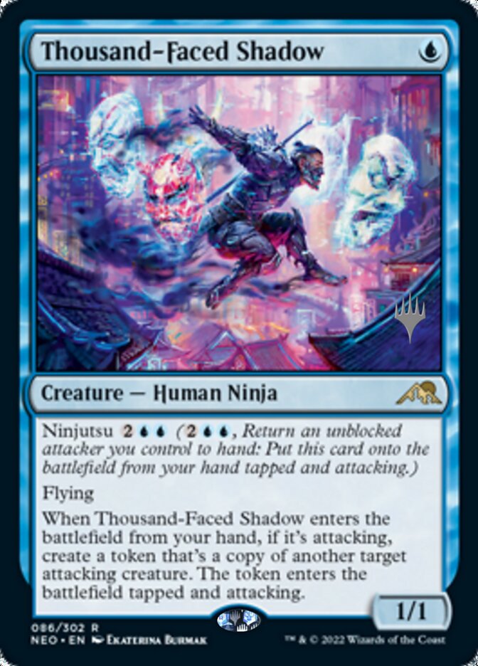 Thousand-Faced Shadow (Promo Pack) [Kamigawa: Neon Dynasty Promos] | Gamers Paradise