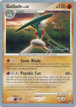 Gallade LV.55 (2/17) (Psychic Lock - Jason Klaczynski) [World Championships 2008] | Gamers Paradise