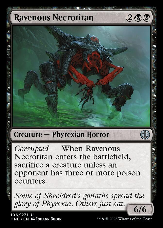 Ravenous Necrotitan [Phyrexia: All Will Be One] | Gamers Paradise