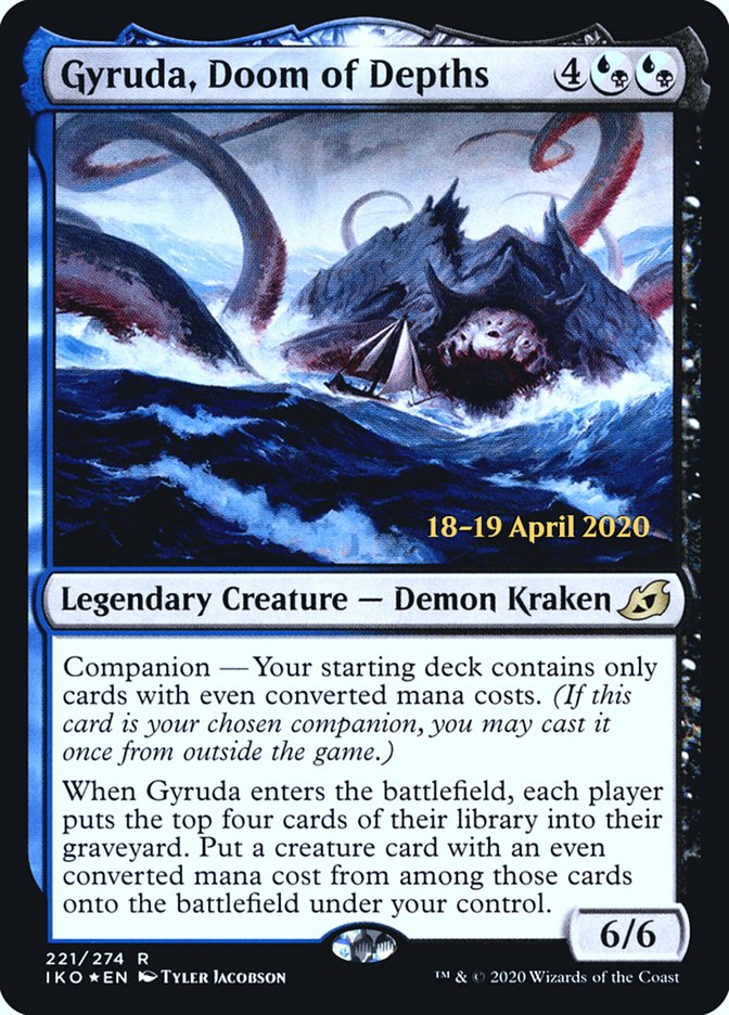 Gyruda, Doom of Depths [Ikoria: Lair of Behemoths Prerelease Promos] | Gamers Paradise