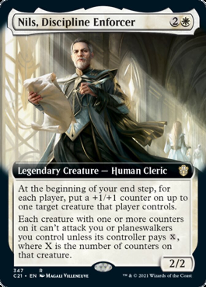 Nils, Discipline Enforcer (Extended Art) [Commander 2021] | Gamers Paradise