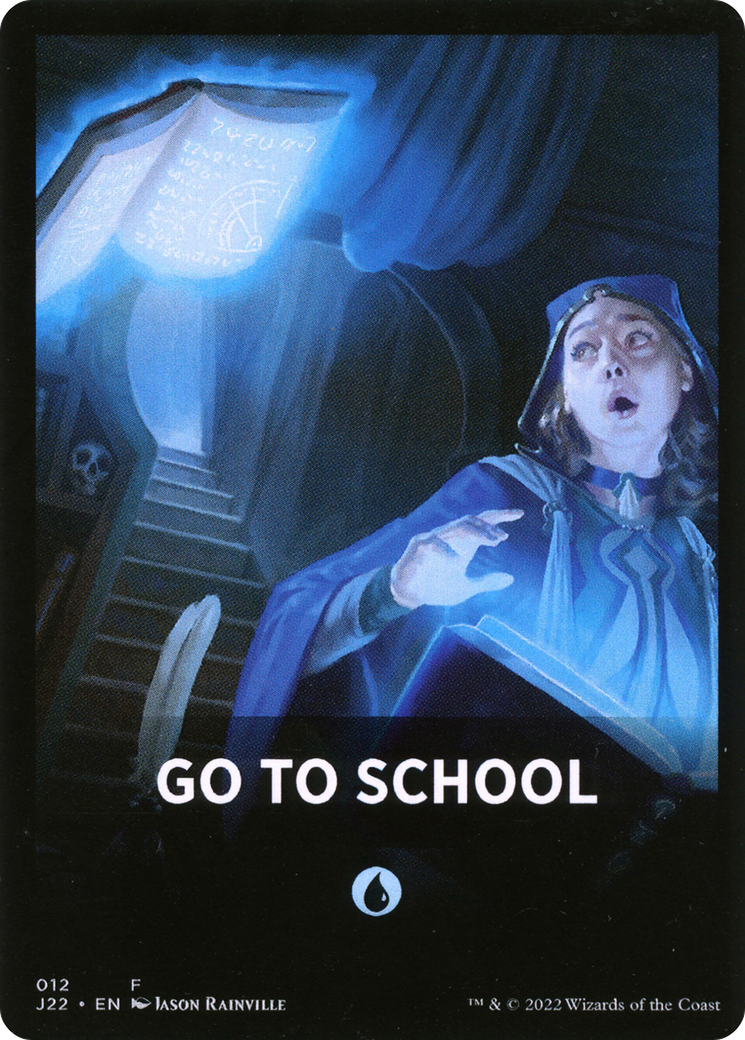 Go to School Theme Card [Jumpstart 2022 Front Cards] | Gamers Paradise