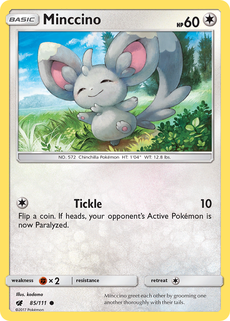 Minccino (85/111) [Sun & Moon: Crimson Invasion] | Gamers Paradise