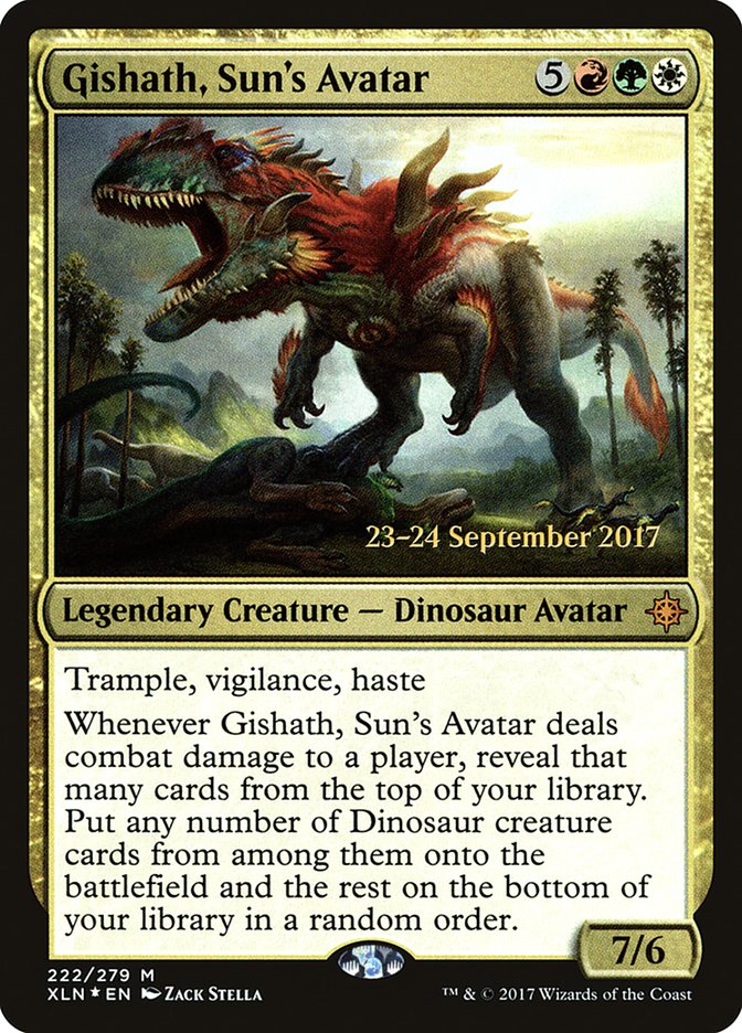 Gishath, Sun's Avatar [Ixalan Prerelease Promos] | Gamers Paradise