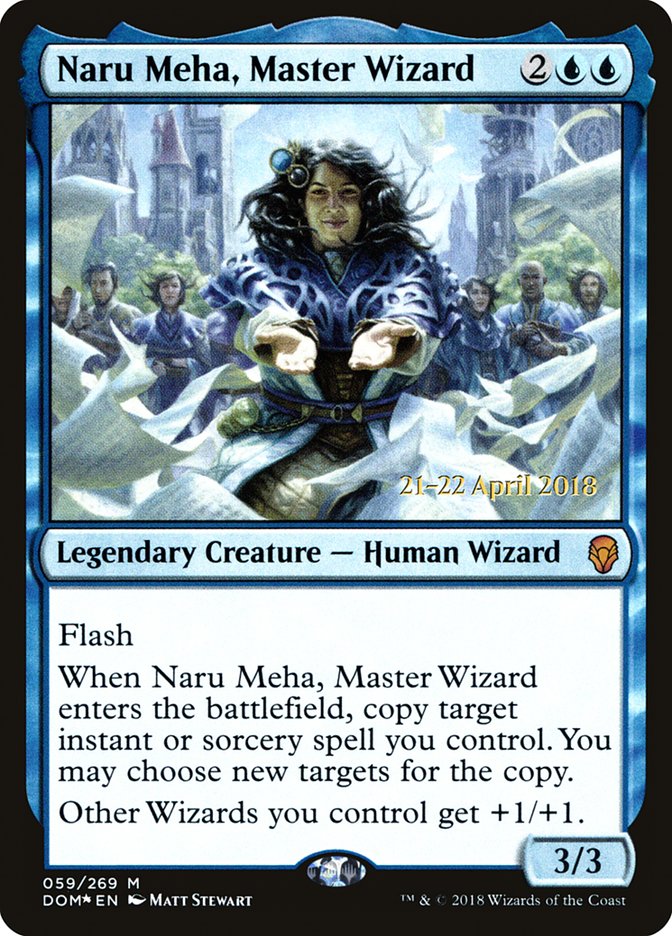 Naru Meha, Master Wizard [Dominaria Prerelease Promos] | Gamers Paradise