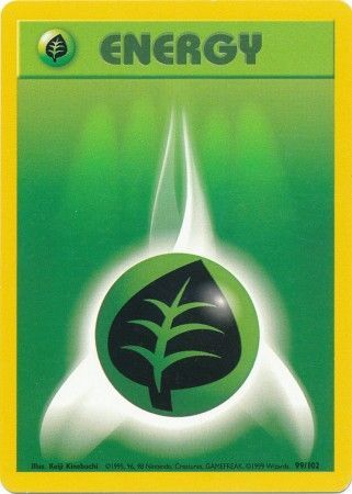 Grass Energy (99/102) [Base Set Unlimited] | Gamers Paradise