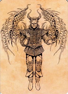 Raphael, Fiendish Savior Art Card (75) [Commander Legends: Battle for Baldur's Gate Art Series] | Gamers Paradise