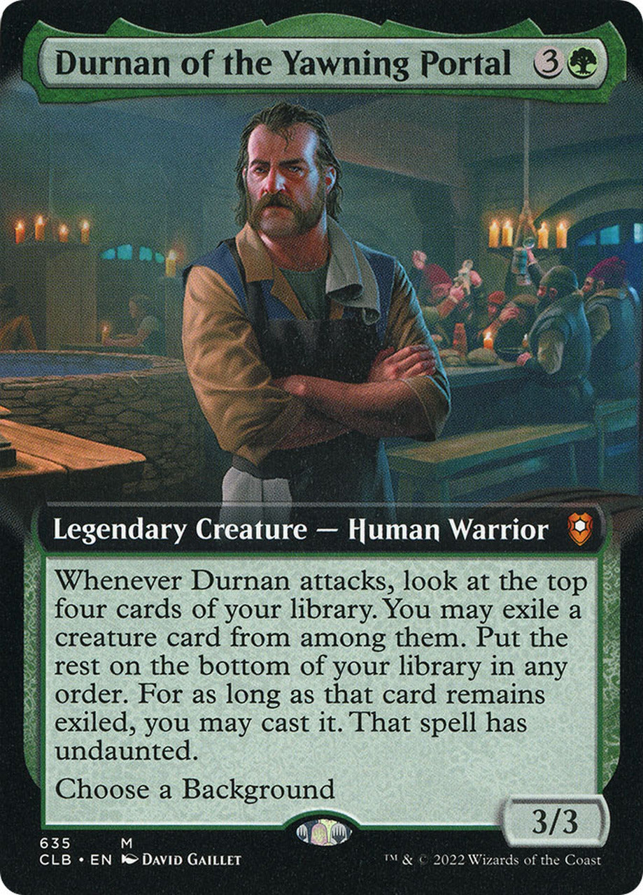 Durnan of the Yawning Portal (Extended Art) [Commander Legends: Battle for Baldur's Gate] | Gamers Paradise