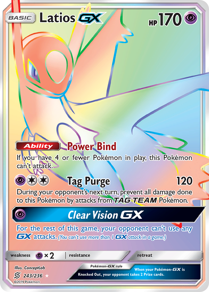 Latios GX (243/236) [Sun & Moon: Unified Minds] | Gamers Paradise