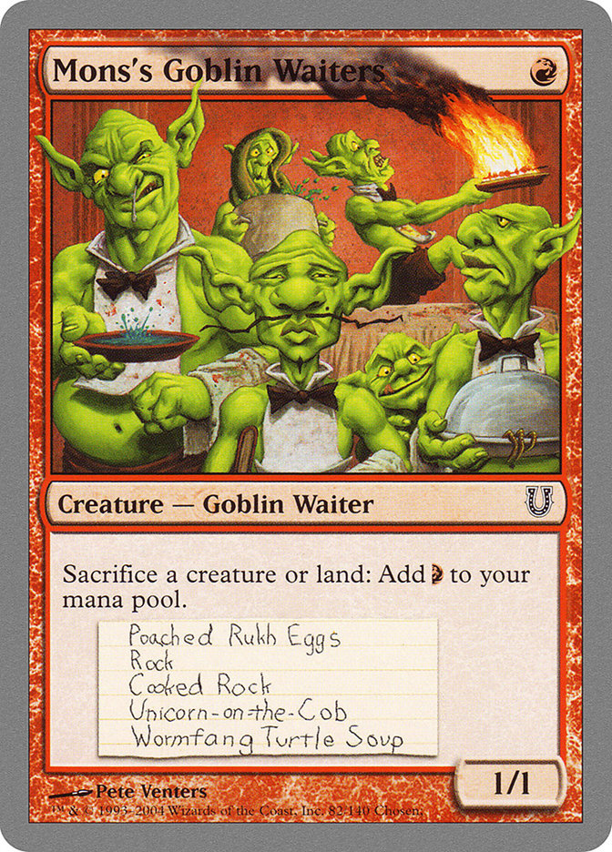 Mons's Goblin Waiters [Unhinged] | Gamers Paradise