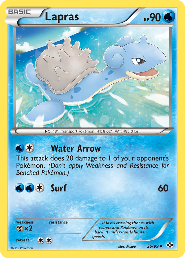 Lapras (26/99) [Black & White: Next Destinies] | Gamers Paradise