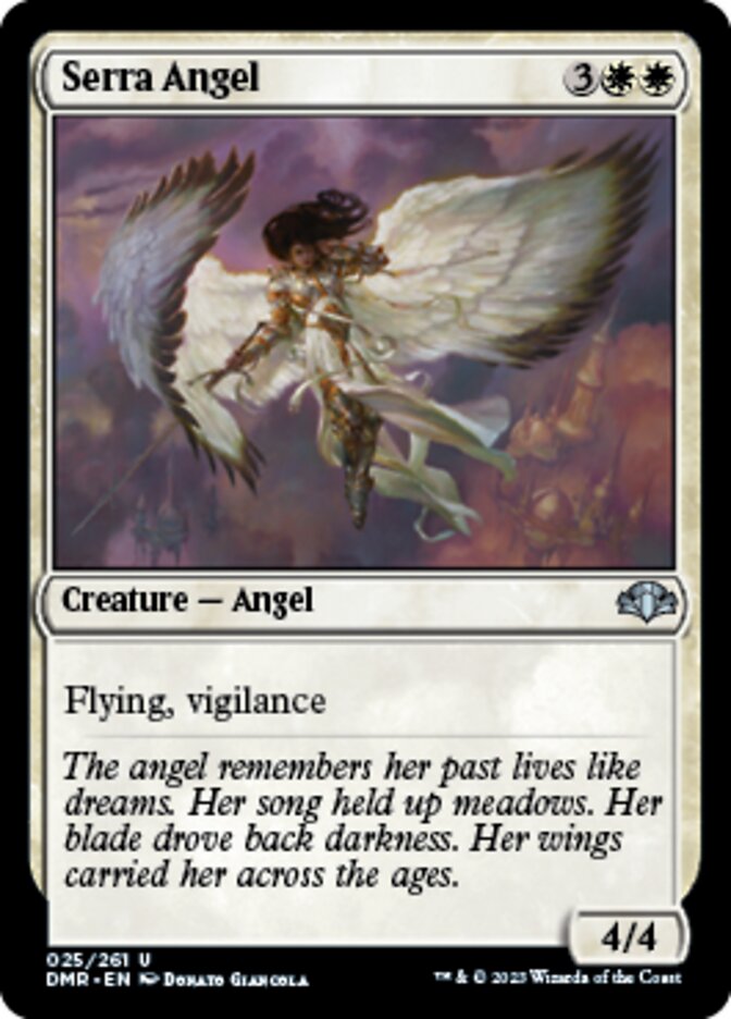 Serra Angel [Dominaria Remastered] | Gamers Paradise