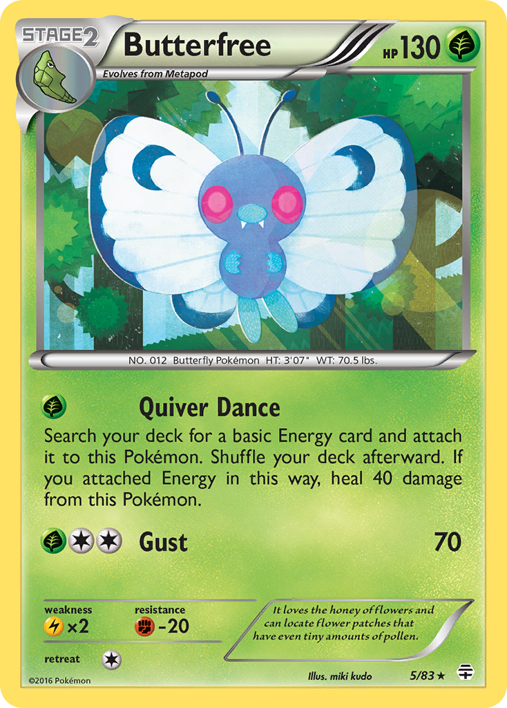 Butterfree (5/83) [XY: Generations] | Gamers Paradise