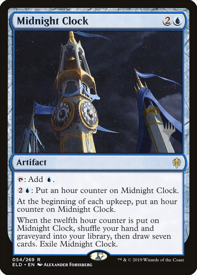 Midnight Clock (Promo Pack) [Throne of Eldraine Promos] | Gamers Paradise