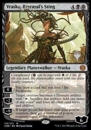 Vraska, Betrayal's Sting (Promo Pack) [Phyrexia: All Will Be One Promos] | Gamers Paradise