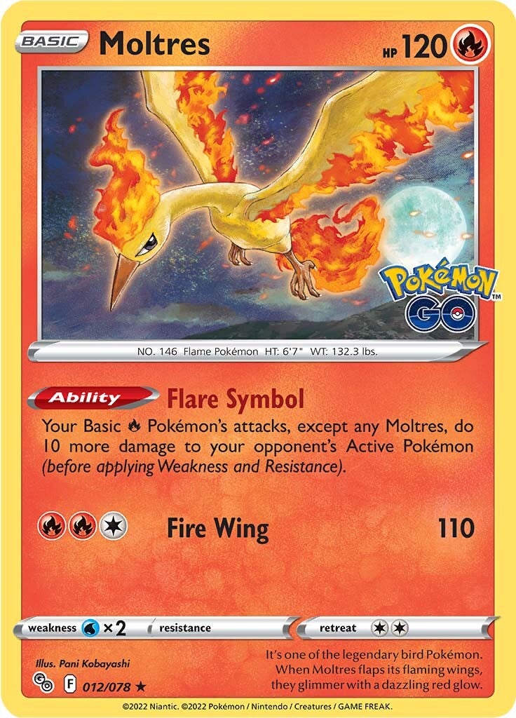 Moltres (012/078) [Pokémon GO] | Gamers Paradise