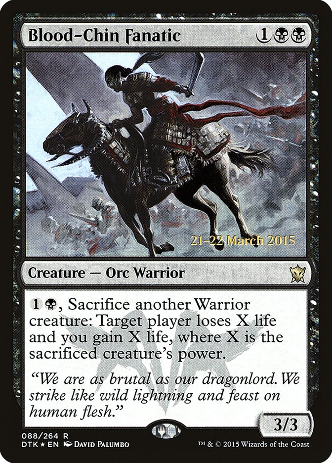 Blood-Chin Fanatic [Dragons of Tarkir Prerelease Promos] | Gamers Paradise