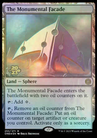 The Monumental Facade [Phyrexia: All Will Be One Prerelease Promos] | Gamers Paradise
