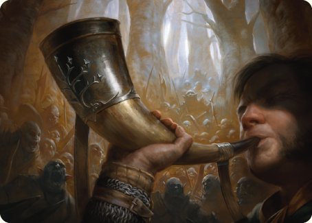 Horn of Gondor Art Card [The Lord of the Rings: Tales of Middle-earth Art Series] | Gamers Paradise