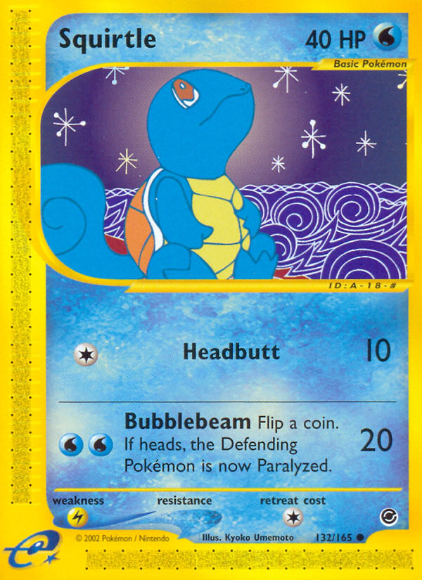Squirtle (132/165) [Expedition: Base Set] | Gamers Paradise