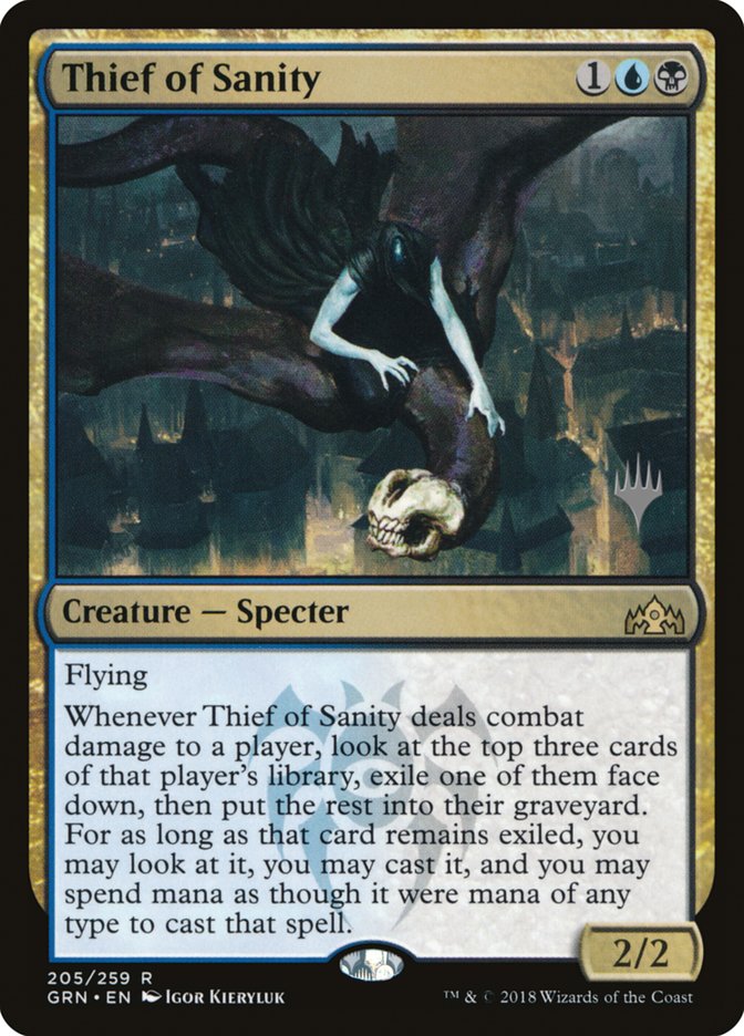 Thief of Sanity (Promo Pack) [Guilds of Ravnica Promos] | Gamers Paradise