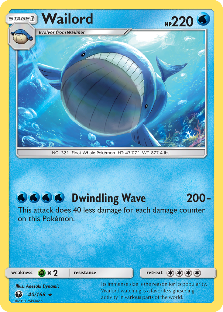 Wailord (40/168) [Sun & Moon: Celestial Storm] | Gamers Paradise