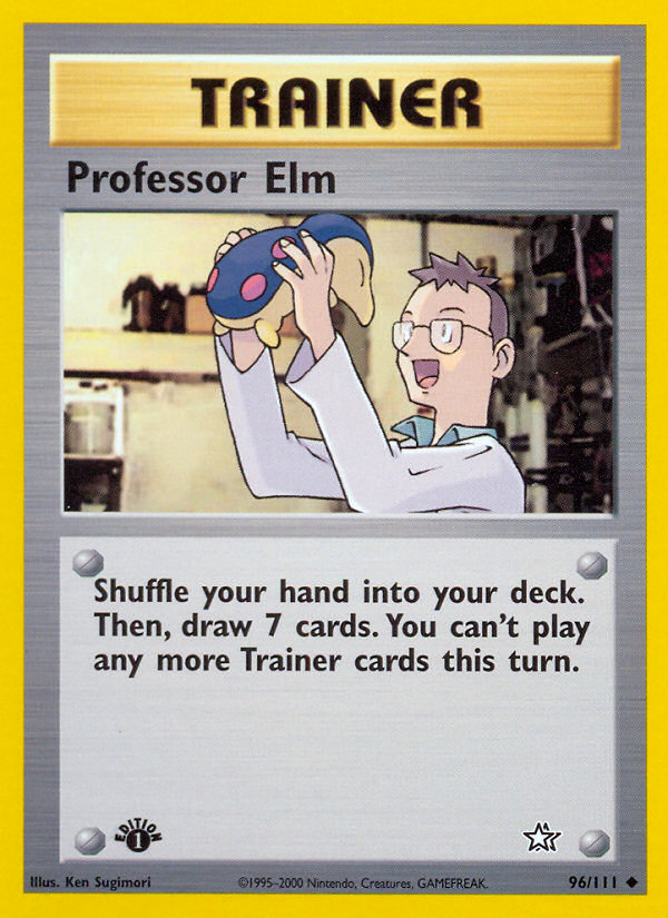 Professor Elm (96/111) [Neo Genesis 1st Edition] | Gamers Paradise