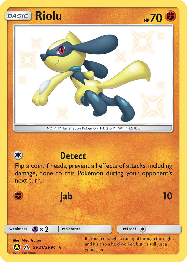 Riolu (SV21/SV94) [Sun & Moon: Hidden Fates - Shiny Vault] | Gamers Paradise