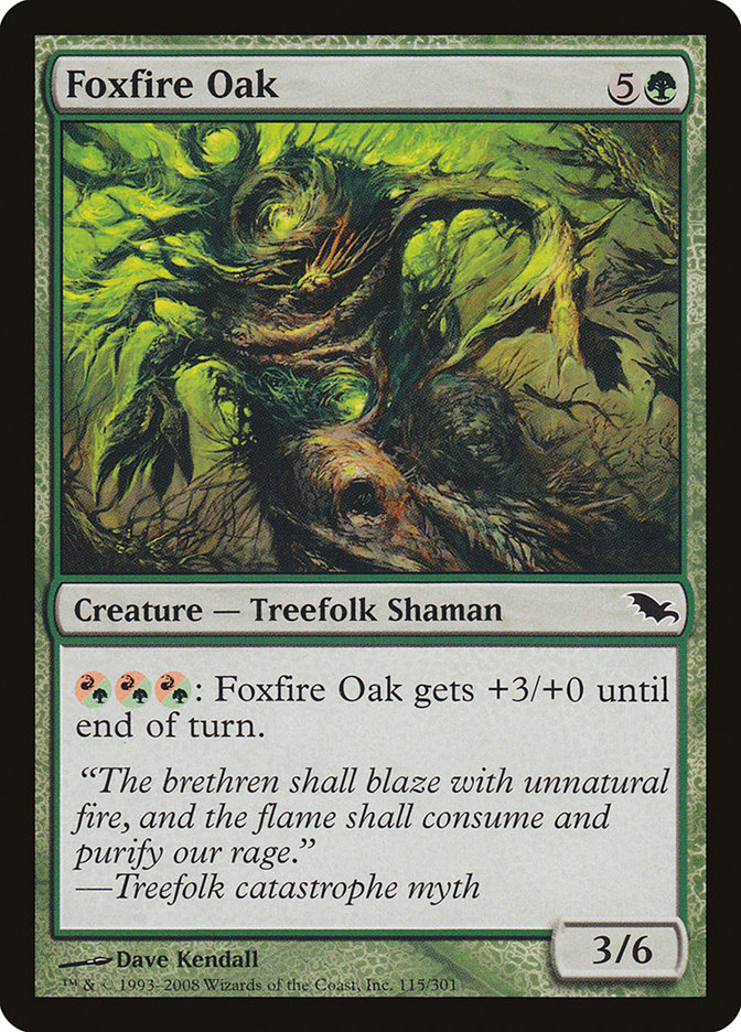Foxfire Oak [Shadowmoor] | Gamers Paradise