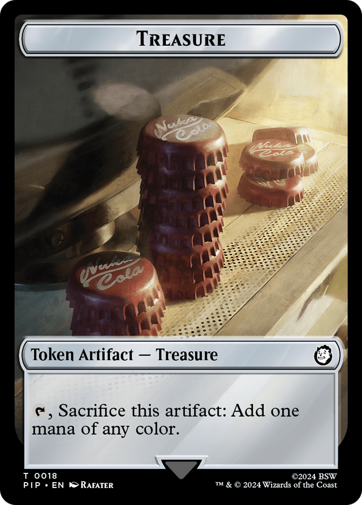 Treasure (018) // Wasteland Double-Sided Token [Fallout Tokens] | Gamers Paradise