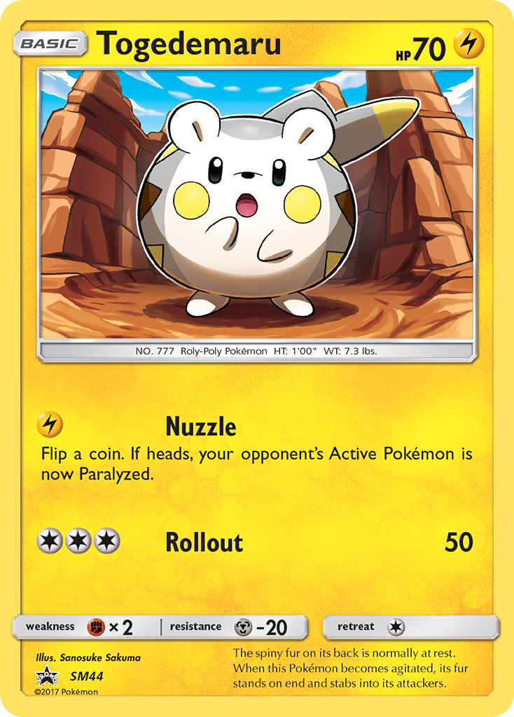 Togedemaru (SM44) [Sun & Moon: Black Star Promos] | Gamers Paradise