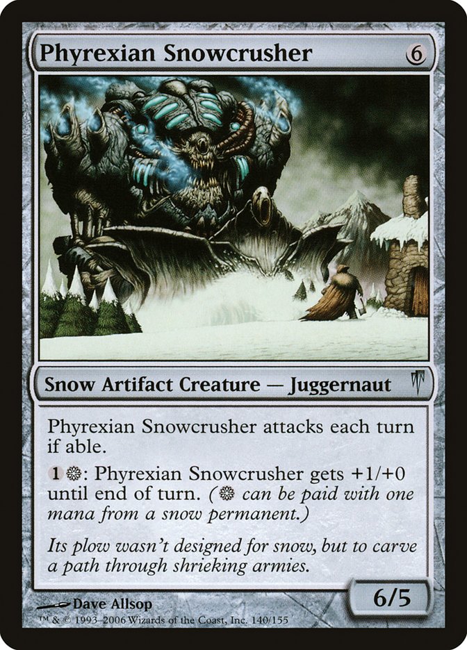 Phyrexian Snowcrusher [Coldsnap] | Gamers Paradise