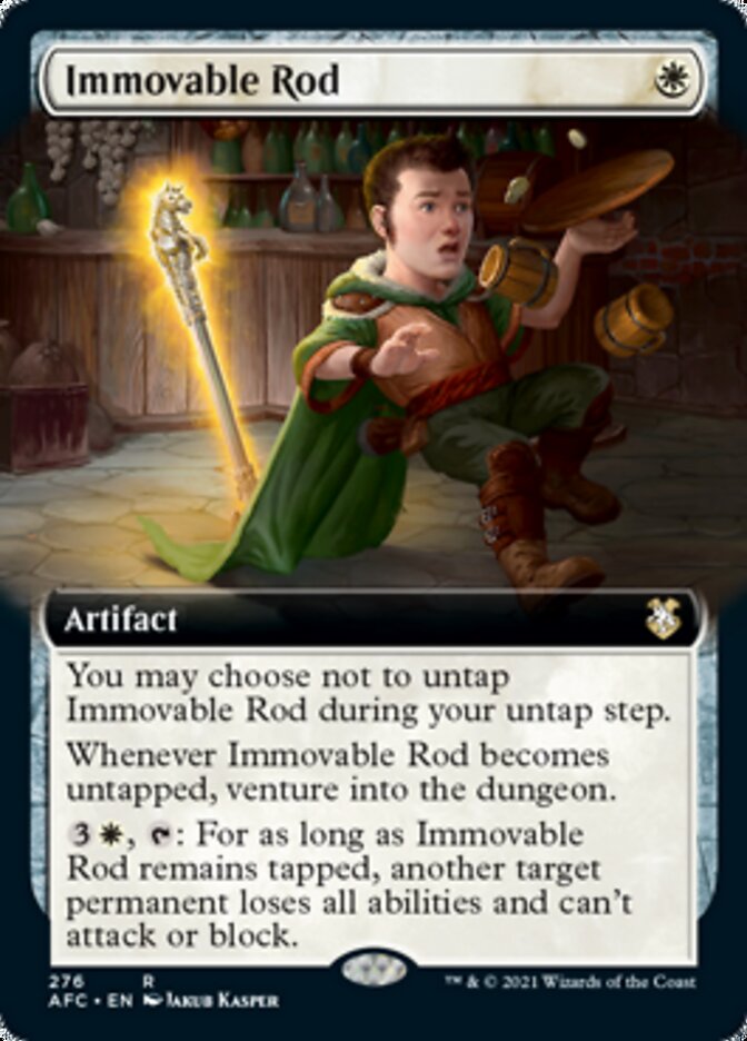 Immovable Rod (Extended Art) [Dungeons & Dragons: Adventures in the Forgotten Realms Commander] | Gamers Paradise