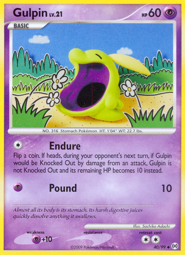 Gulpin (40/99) [Platinum: Arceus] | Gamers Paradise