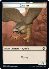Zombie Knight // Griffin Double-Sided Token [Dominaria United Commander Tokens] | Gamers Paradise