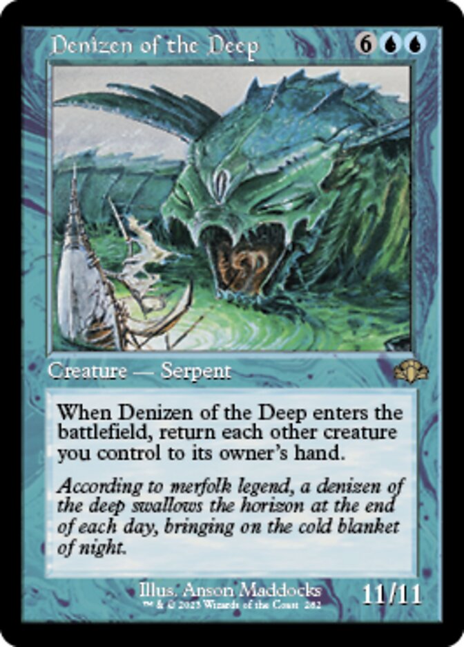 Denizen of the Deep (Retro) [Dominaria Remastered] | Gamers Paradise